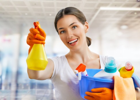 Cleaning checklist and tidy office environment in SW20
