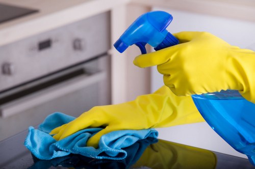 Detailed move-out bathroom cleaning in a SW20 home