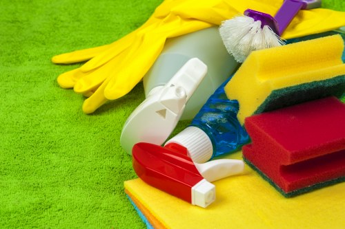 Close-up of carpet fibres after deep cleaning