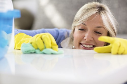 Thorough deep cleaning of living areas in SW20 properties