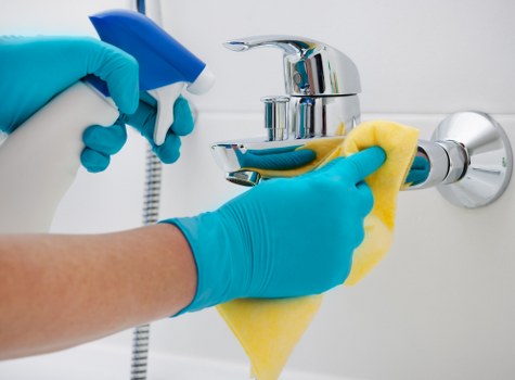 Preparing an SW20 office for a scheduled cleaning visit