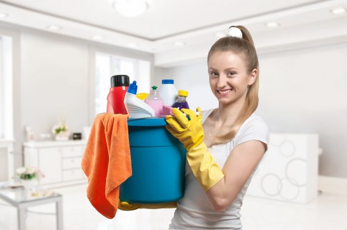 Regular domestic cleaning service for a family home in SW20