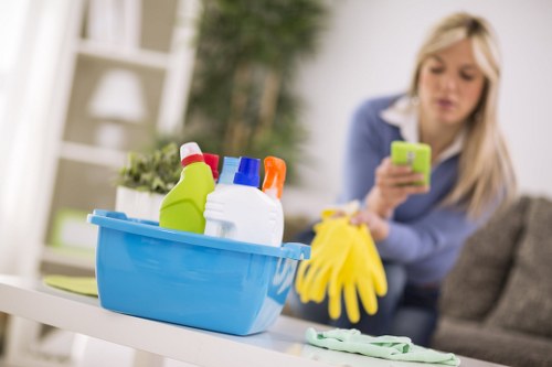 Vacuuming and floor care in a SW20 family property