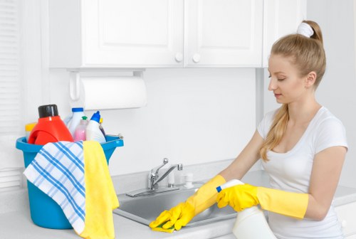 A fresh, spotless property after deep cleaning in SW20